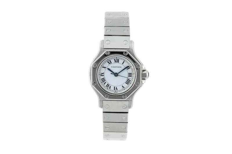 Cartier Santos Ronde steel automatic men's watch 0906 [2506144]
