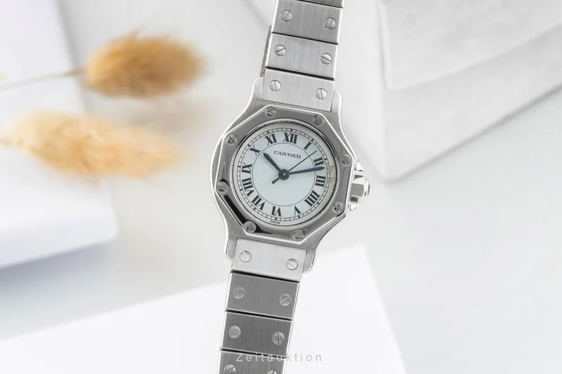 Cartier Santos Ronde steel automatic men's watch 0906 [2506144]