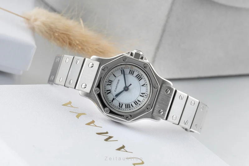 Cartier Santos Ronde steel automatic men's watch 0906 [2506144]