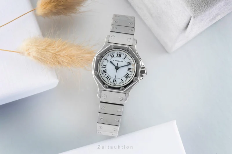 Cartier Santos Ronde steel automatic men's watch 0906 [2506144]