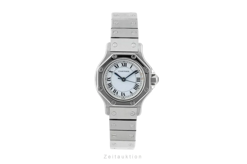 Cartier Santos Ronde steel automatic men's watch 0906 [2506144]