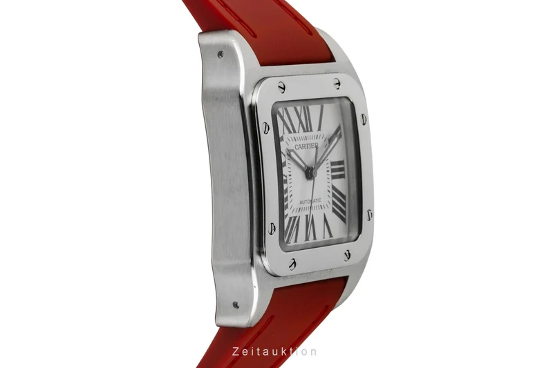 Cartier Santos 100 steel automatic men's watch W20106X8 [2600889]
