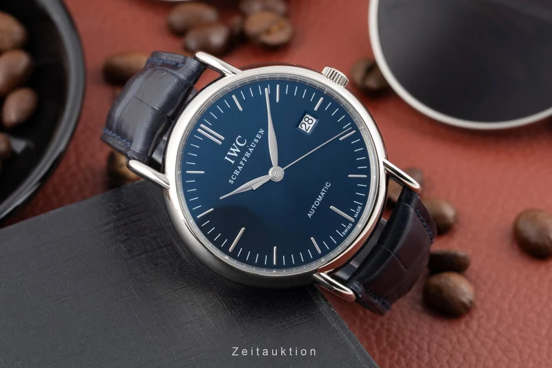 IWC Portofino 18 ct white gold automatic men's watch IW356512 LP: 14400EUR [2600783]