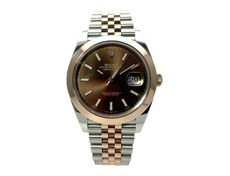 Rolex Datejust 41 Edelstahl Everose-Gold 126301 Choco Jubile-Band