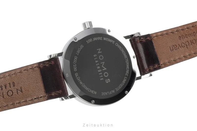 Nomos Tangente Sport steel manual winding men's watch Tangente Glühwürmchen Limited [2601102]