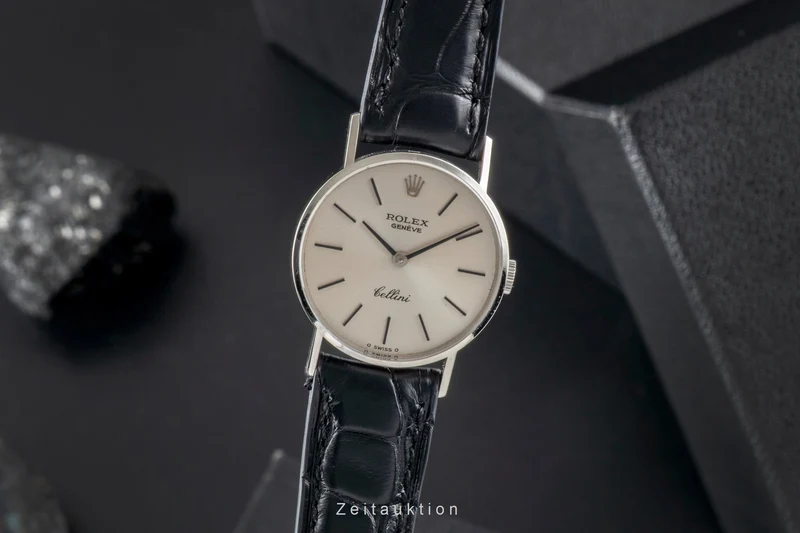 Rolex Cellini 18 ct white gold manual winding women's watch 3810 Vintage [2600776]