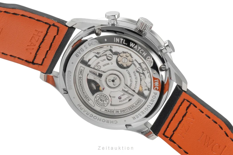 IWC Portugieser chronograph steel automatic men's watch IW371609 LP: 9100EUR [2600941]