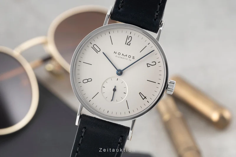 Nomos Tangente steel manual winding men's watch EXPO 2000 Limited [2601100]