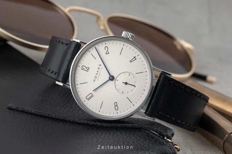 Nomos Tangente steel manual winding men's watch EXPO 2000 Limited [2601100]