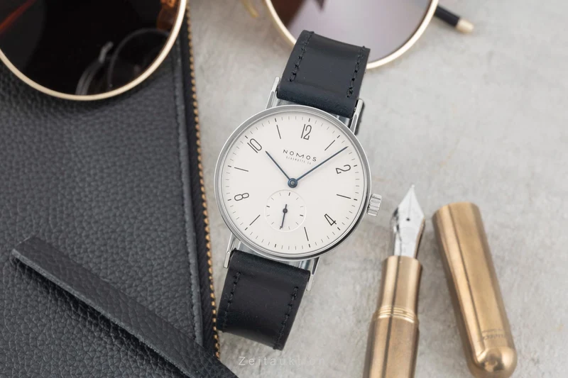Nomos Tangente steel manual winding men's watch EXPO 2000 Limited [2601100]