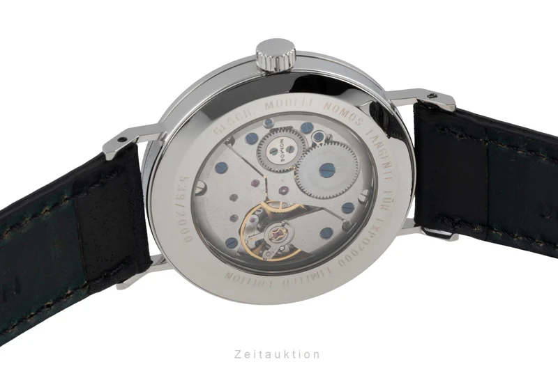 Nomos Tangente steel manual winding men's watch EXPO 2000 Limited [2601100]
