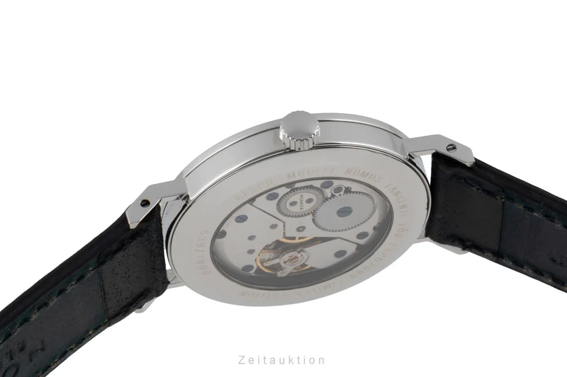 Nomos Tangente steel manual winding men's watch EXPO 2000 Limited [2601100]