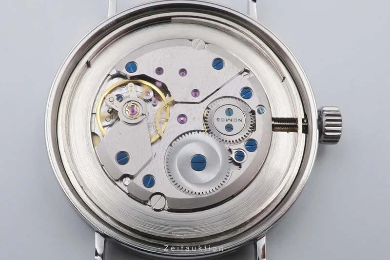 Nomos Tangente steel manual winding men's watch EXPO 2000 Limited [2601100]