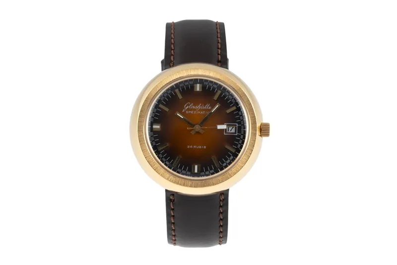 Glashütte Spezimatic gilt-brass automatic men's watch Vintage [2600580]