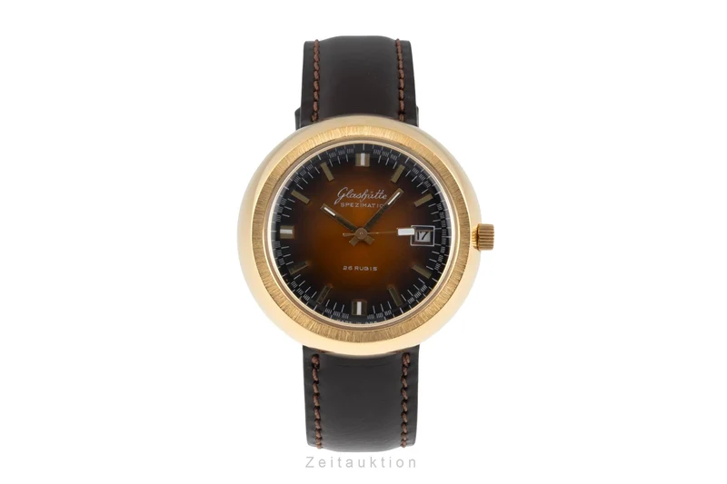 Glashütte Spezimatic gilt-brass automatic men's watch Vintage [2600580]
