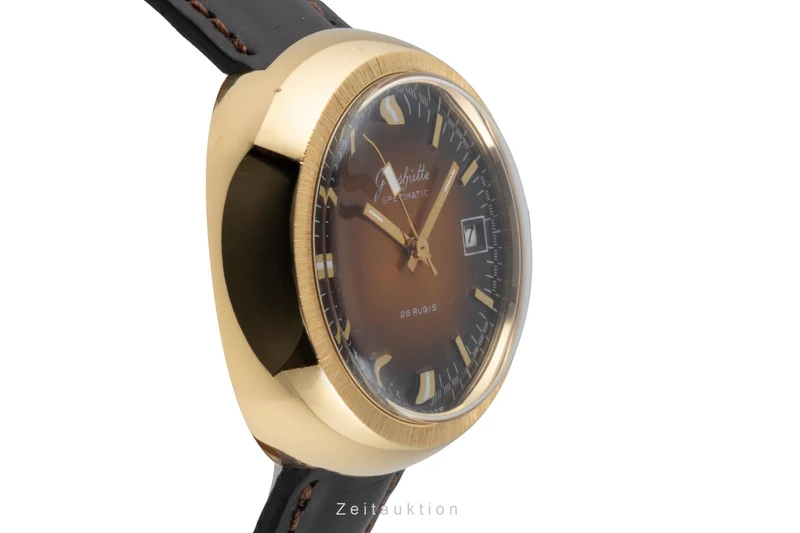 Glashütte Spezimatic gilt-brass automatic men's watch Vintage [2600580]