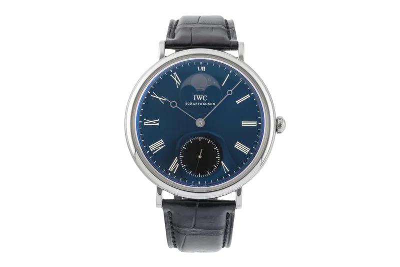 IWC Portofino steel manual winding men's watch IW544801 LP: 14500EUR [2601198]