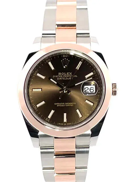 Rolex Datejust 41 Edelstahl Everose-Gold 126301 Choco