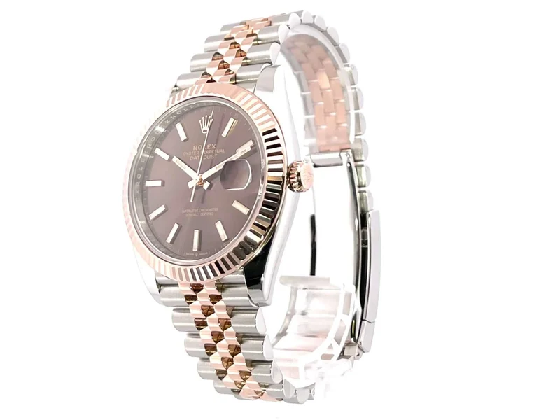 Rolex Datejust 41 Edelstahl Everose-Gold 126331 Choco Jubile-Band
