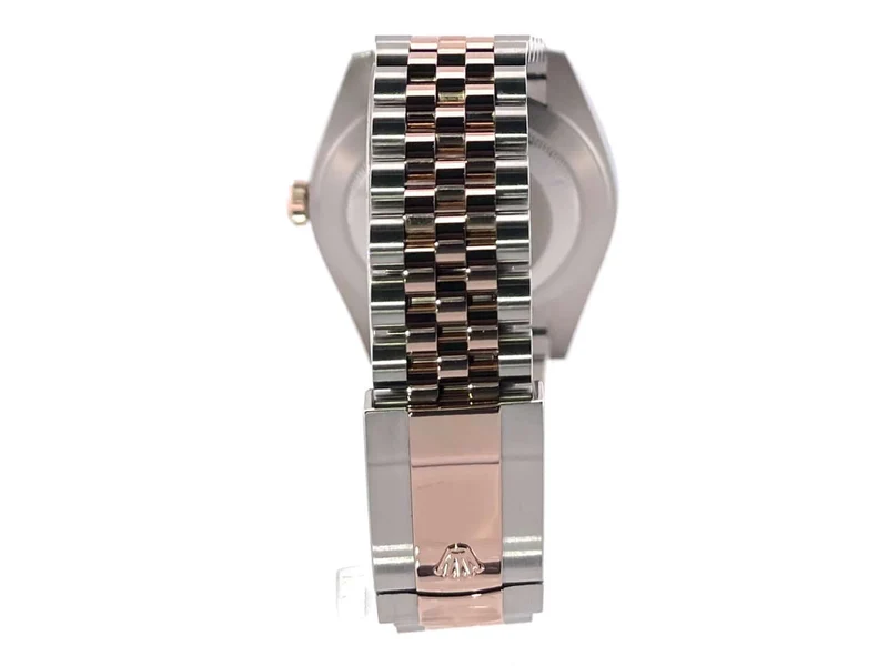 Rolex Datejust 41 Edelstahl Everose-Gold 126331 Slate Römisch Jubile-Band