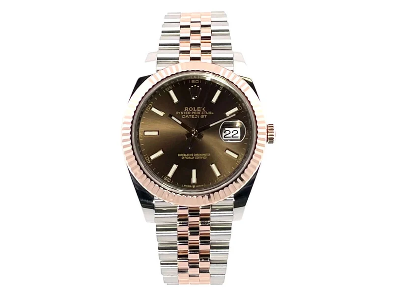 Rolex Datejust 41 Edelstahl Everose-Gold 126331 Choco Jubile-Band