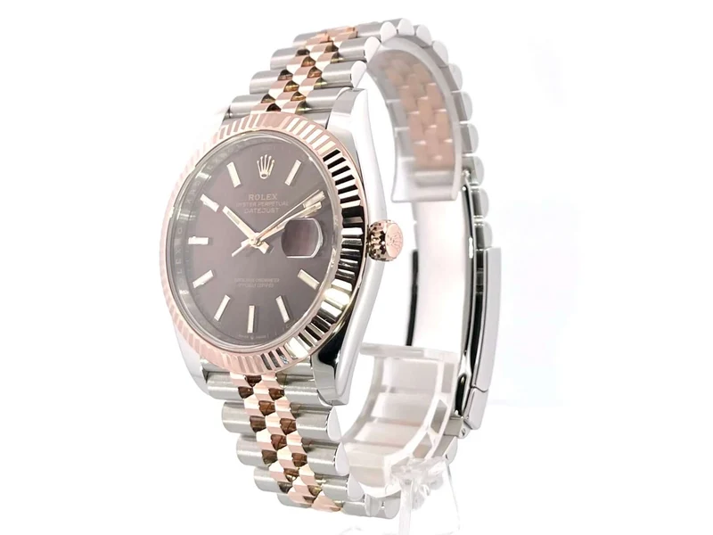 Rolex Datejust 41 Edelstahl Everose-Gold 126331 Choco Jubile-Band
