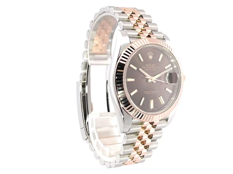 Rolex Datejust 41 Edelstahl Everose-Gold 126331 Choco Jubile-Band