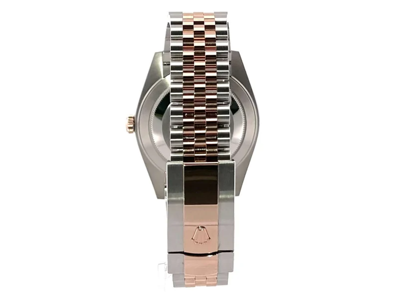Rolex Datejust 41 Edelstahl Everose-Gold 126331 Silber Riffel Jubile