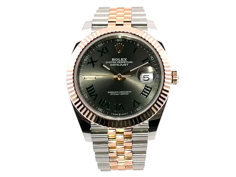 Rolex Datejust 41 Edelstahl Everose-Gold 126331 Slate Jubile-Band