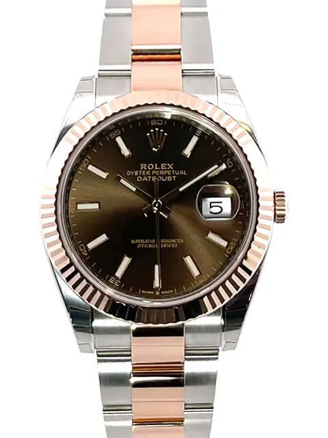 Rolex Datejust 41 Edelstahl Everose-Gold 126331 Choco