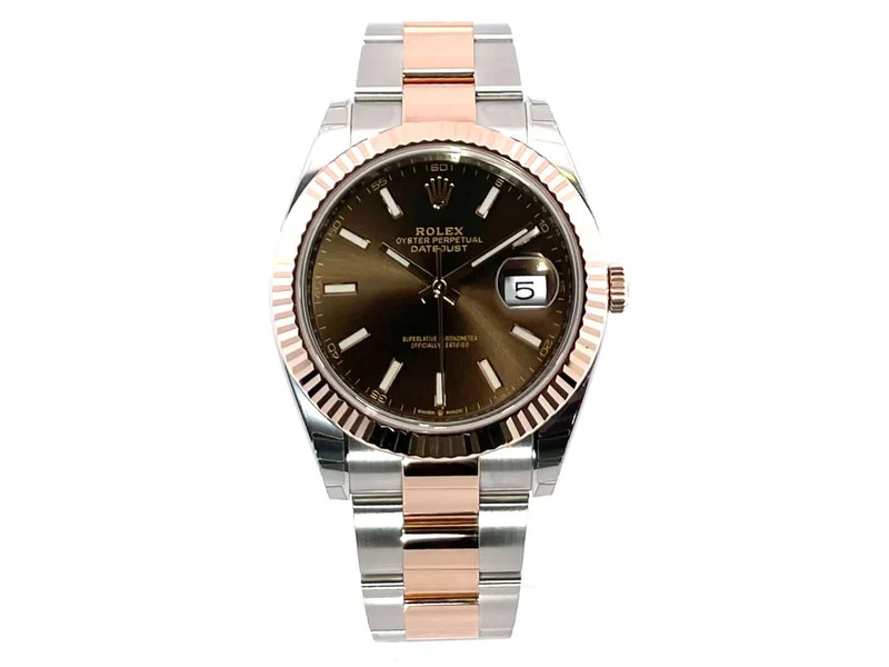 Rolex Datejust 41 Edelstahl Everose-Gold 126331 Choco
