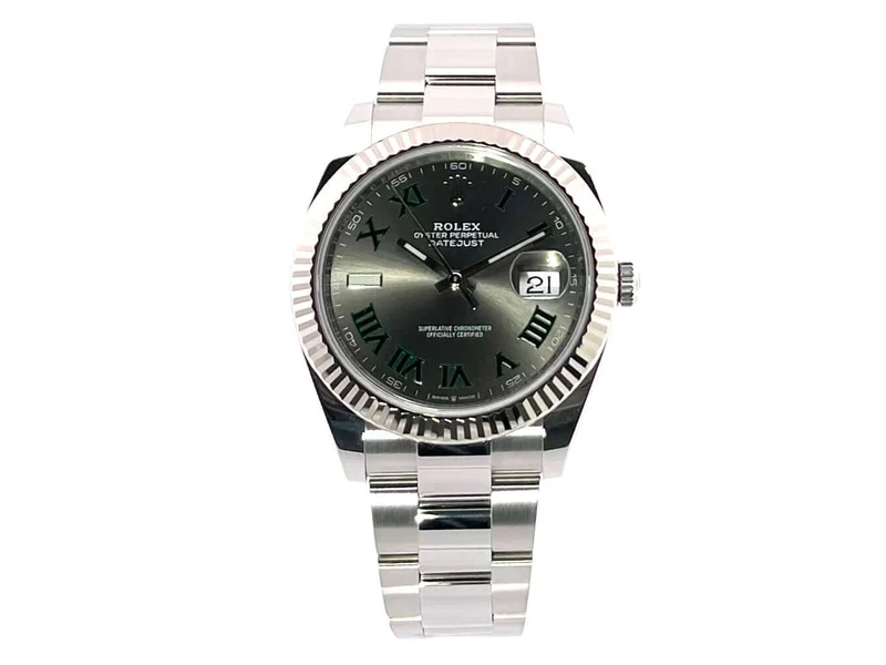 Rolex Datejust 41 Ref. 126334 Rhodium Römisch