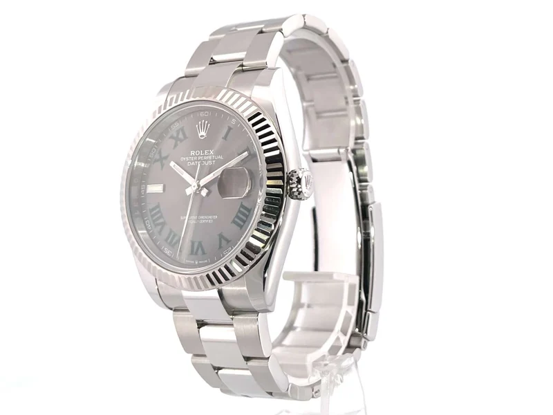 Rolex Datejust 41 Ref. 126334 Rhodium Römisch
