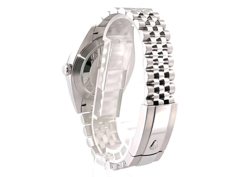 Rolex Datejust 41 Edelstahl Weißgold 126334 Weiß Jubile-Band