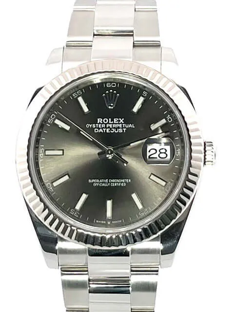 Rolex Datejust 41 Ref. 126334 Rhodium