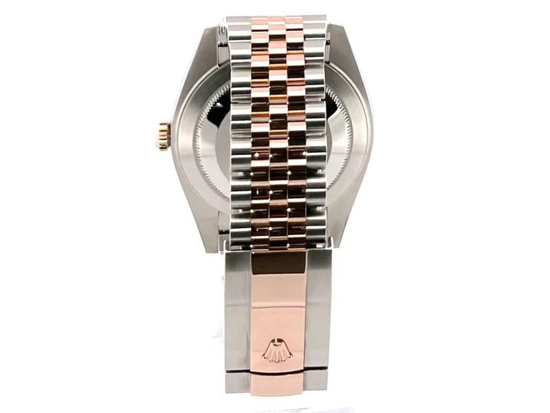 Rolex Datejust 41 Edelstahl Everose-Gold 126331 Choco Diamant Jubile-Band