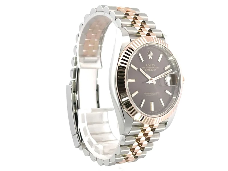 Rolex Datejust 41 Edelstahl Everose-Gold 126331 Choco Jubile 2020 ungetragen