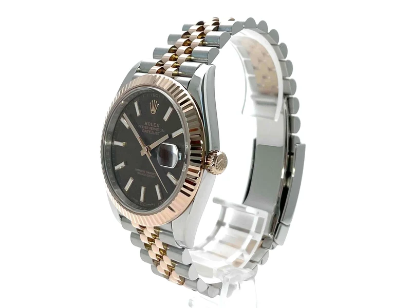 Rolex Datejust 41 Edelstahl Everose-Gold 126331 Choco Jubile-Band aus 2017