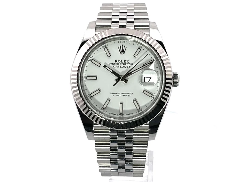 Rolex Datejust 41 Edelstahl Weißgold 126334 Weiß Jubile-Band 2020