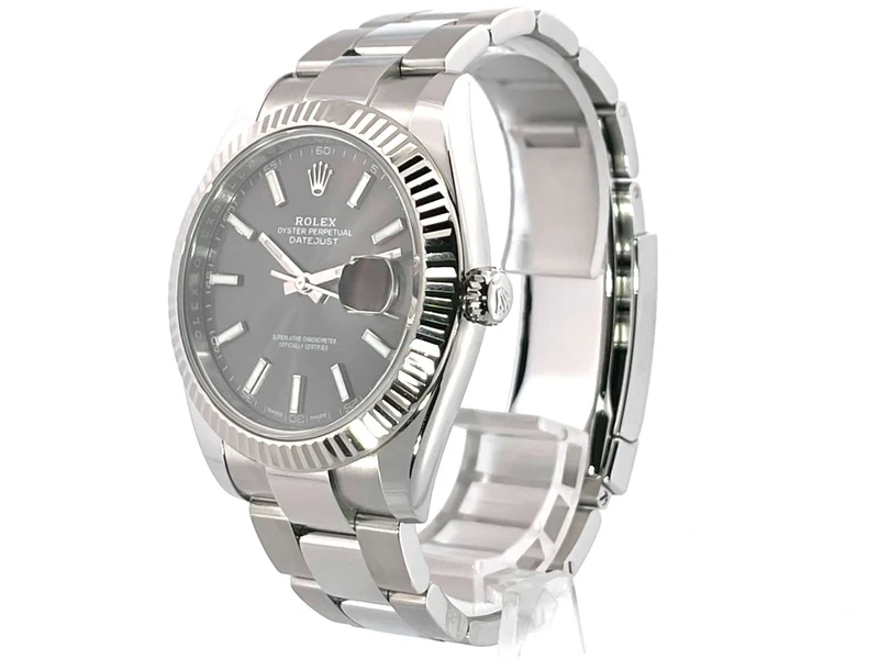 Rolex Datejust 41 Ref. 126334 Rhodium aus 2017
