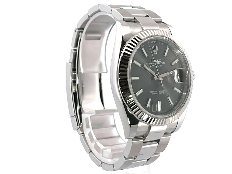 Rolex Datejust 41 Ref. 126334 Rhodium aus 2017