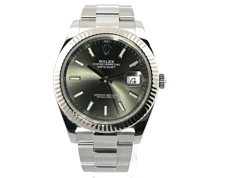 Rolex Datejust 41 Ref. 126334 Rhodium aus 2018