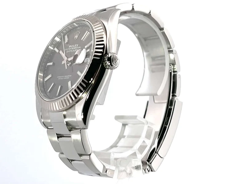 Rolex Datejust 41 Ref. 126334 Rhodium aus 2018