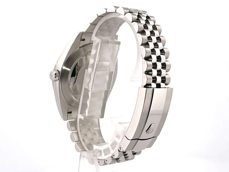 Rolex Datejust 41 Ref. 126334 Weiß Jubile-Band aus 2017 LC100