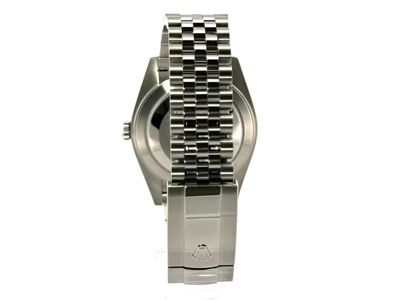 Rolex Datejust 41 Edelstahl Weißgold 126334 Rhodium Römisch Jubile-Band