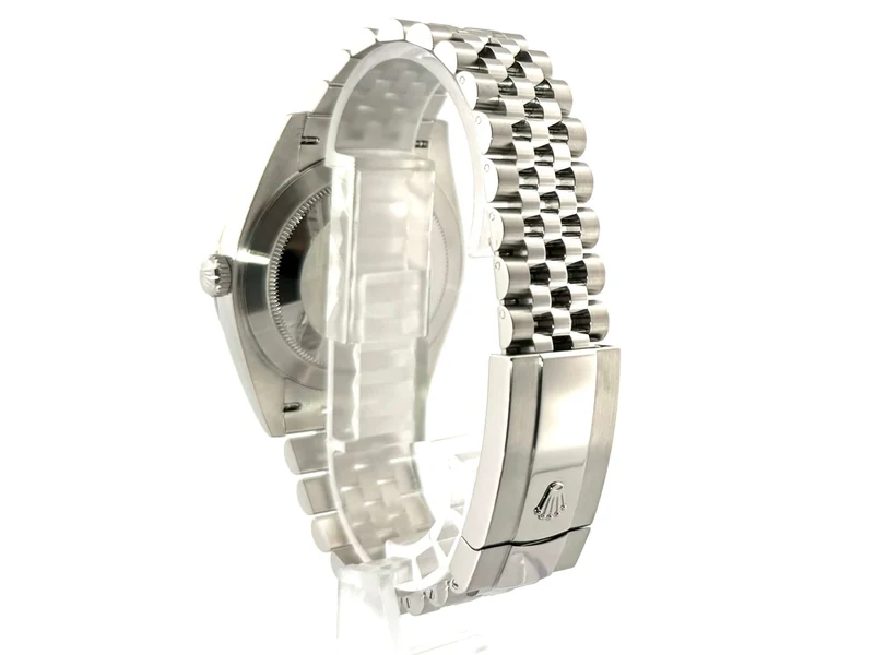 Rolex Datejust 41 Edelstahl Weißgold 126334 Rhodium Jubile-Band