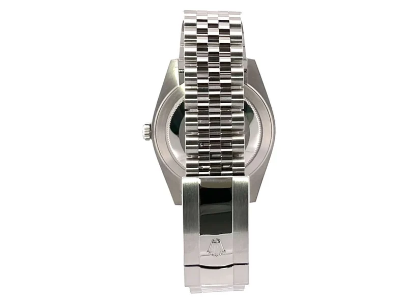 Rolex Datejust 41 Edelstahl Weißgold 126334 Rhodium Jubile-Band