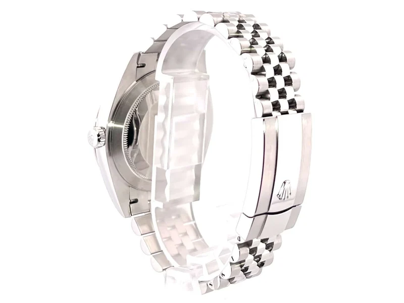 Rolex Datejust 41 Edelstahl Weißgold 126334 Rhodium Jubile-Band
