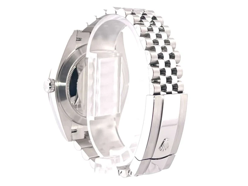 Rolex Datejust 41 Edelstahl Weißgold 126334 Silber Jubile-Band