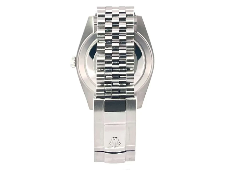 Rolex Datejust 41 Edelstahl Weißgold 126334 Silber Jubile-Band
